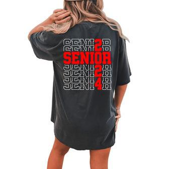 Senior Graduation Class Of 2024 Senior Boys Girls Women's Oversized Comfort T-shirt Back Print - Seseable