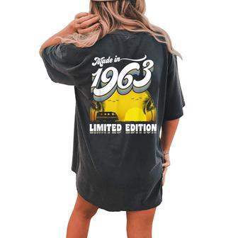 Made In 1963 60Th Birthday 60 Years Old 60Th Birthday Women's Oversized Comfort T-shirt Back Print - Monsterry CA