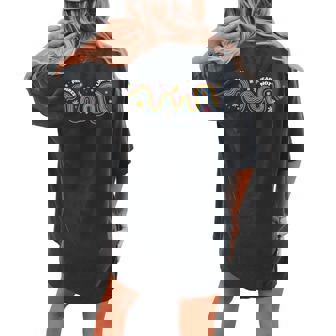 Progress Is Not Linear Sped Ed Special Education Teacher Women's Oversized Comfort T-shirt Back Print | Mazezy