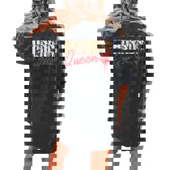 Scary Horror Movie Horror Queen Scary Women's Oversized Comfort T-shirt Back Print | Mazezy