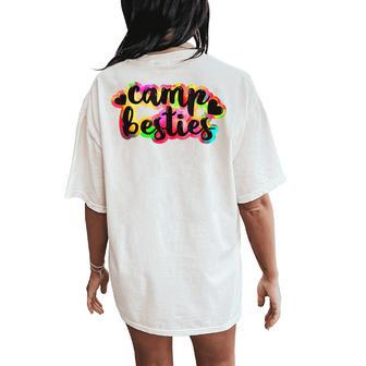 Camp Besties Camping Best Friend Camper For Girl Women's Oversized Comfort T-Shirt Back Print | Mazezy