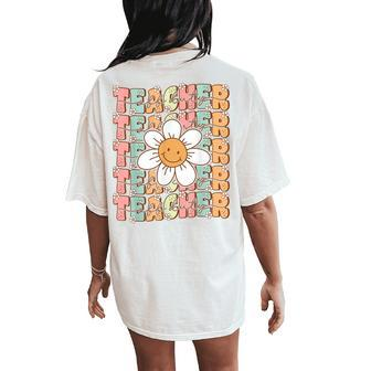 Teacher Off Duty Last Day Of Schools Out For Summer Holiday Women's Oversized Comfort T-Shirt Back Print | Mazezy DE