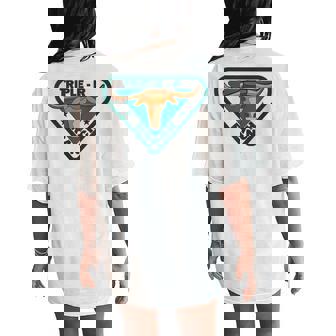 Triple R Ranch | Western Cowboy Cowgirl Women's Oversized Graphic Back Print Comfort T-shirt