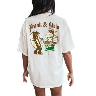 Frank & Stein Oktoberfest Beer Festival German Bavarian Women's Oversized Comfort T-Shirt Back Print