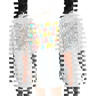 Its Me Hi I'm The Birthday Girl Its Me Birthday Party Women's Oversized Comfort T-Shirt Back Print | Seseable UK