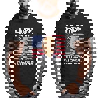 4Th Of July Happy Halloween Confused 4Th Of July 2023 Halloween Funny Gifts Big and Tall Men Graphic T-shirt | Mazezy