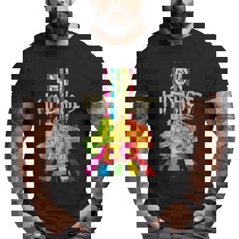 50Th Music Anniversary Of Hip Hop Birthday Vintage Retro Big and Tall Men Graphic T-shirt | Mazezy