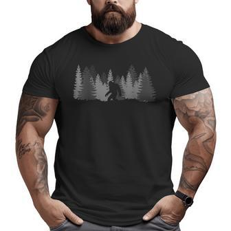 Bigfoot Sasquatch Lovers Bigfoot Believers Camping Camping Funny Gifts Big and Tall Men Graphic T-shirt | Mazezy