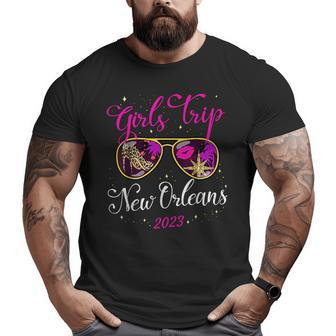 Girls Trip New Orleans 2023 For Women Weekend Birthday Squad Girls Trip Funny Designs Funny Gifts Big and Tall Men Graphic T-shirt | Mazezy