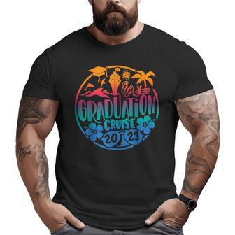 Graduation Cruise 2023 Family Vacation Beach Matching Group Family Vacation Funny Designs Funny Gifts Big and Tall Men Graphic T-shirt | Mazezy