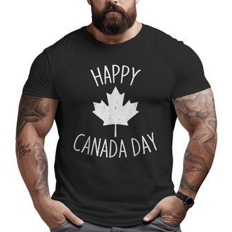 Happy Canada Day Cool Design Canada Maple For Women Men Kids Canada Funny Gifts Big and Tall Men Graphic T-shirt | Mazezy