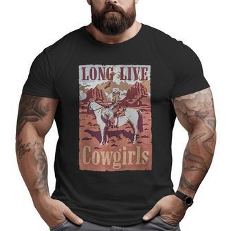 Long Live Howdy Rodeo Western Country Southern The Cowgirls Rodeo Funny Gifts Big and Tall Men Graphic T-shirt | Mazezy
