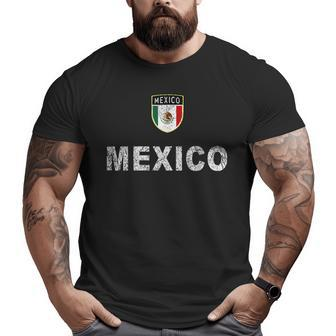 Mexico Soccer Fans Jersey Mexican Flag Football Lovers Mexican Flag Funny Gifts Big and Tall Men Graphic T-shirt | Mazezy