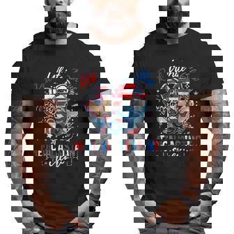 Red White Blue Medical Assistant Crew Funny 4Th Of July Gift Big and Tall Men Graphic T-shirt | Mazezy