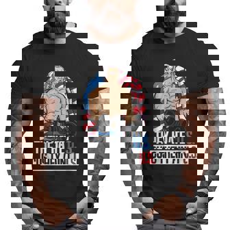 They Hate Us Cuz They Aint Us America Usa Flag 4Th Of July Usa Funny Gifts Big and Tall Men Graphic T-shirt | Mazezy