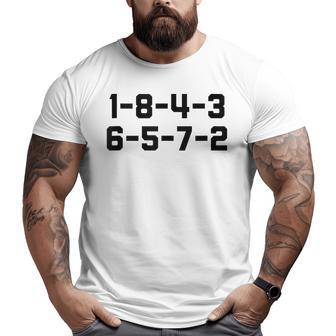 1-8-4-3-6-5-7-2 Firing Order Big and Tall Men Graphic T-shirt | Mazezy