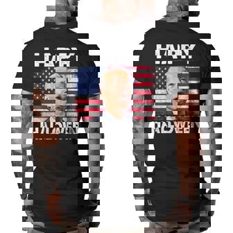 4Th Of July Happy Halloween Confused 4Th Of July 2023 Halloween Funny Gifts Big and Tall Men Back Print T-shirt | Mazezy