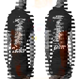 Ben Drankin Beer American Flag Patriotic Happy 4Th Of July Patriotic Funny Gifts Big and Tall Men Back Print T-shirt | Mazezy