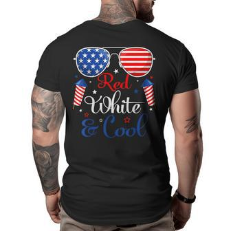 Fourth Of July 4Th July Kids Red White And Blue Patriotic Patriotic Funny Gifts Big and Tall Men Back Print T-shirt | Mazezy