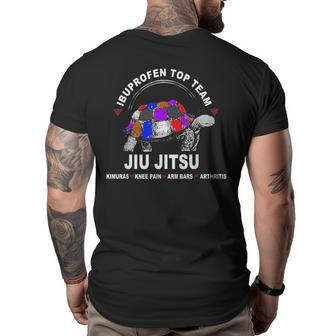 Ibuprofen Top Team Jiu Jitsu Jiu Jitsu Funny Gifts Big and Tall Men Back Print T-shirt | Mazezy