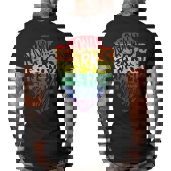 National Parks Are For Everyone Pride Pride Month Funny Designs Funny Gifts Big and Tall Men Back Print T-shirt | Mazezy