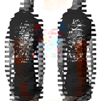 Red White Blue Medical Assistant Crew Funny 4Th Of July Gift Big and Tall Men Back Print T-shirt | Mazezy