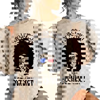 I Don’T Coparent With The Government African Americans Mom Gifts For Mom Funny Gifts Women Oversized Sweatshirt | Mazezy