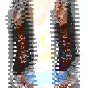 1 Cross 3 Nails 4 Given Forgiven Christian Faith T 2 Faith Funny Gifts Women Flowy Tank | Mazezy