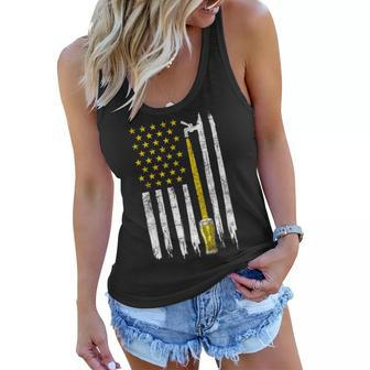Craft Beer American Flag Usa 4Th Of July Brewery America Women Flowy Tank - Seseable