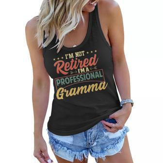 Gramma Grandma Gift Im A Professional Gramma Women Flowy Tank - Seseable