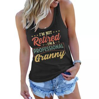 Granny Grandma Gift Im A Professional Granny Women Flowy Tank - Seseable