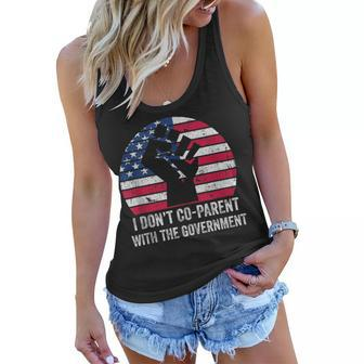 I Dont Co-Parent With The Government Anti Government Government Gifts Women Flowy Tank | Mazezy