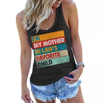 Im My Mother In Laws Favorite Child Family Matching Funny Women Flowy Tank - Seseable