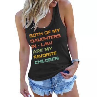 My Daughters In Law Are My Favorite Children Mother In Law Women Flowy Tank - Seseable