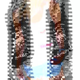 Nonna Grandma Gift Dont Mess With Nonnasaurus Women Flowy Tank | Seseable CA