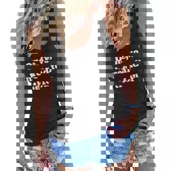 One Two Three And To The Four Women Flowy Tank | Mazezy