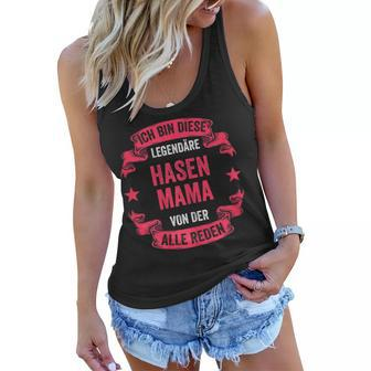 Rabbit Mum Mother Mothers Day Rabbits Gift For Womens Gift For Women Women Flowy Tank | Mazezy