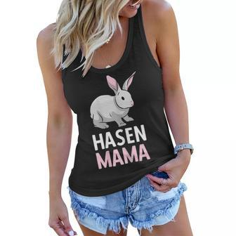 Rabbit Mum Rabbit Mother Pet Long Ear Gift For Womens Gift For Women Women Flowy Tank | Mazezy