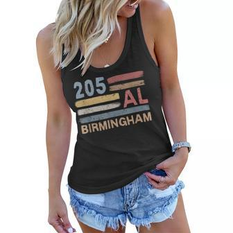 Retro Birmingham Area Code 205 Residents State Alabama Women Flowy Tank | Mazezy DE