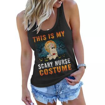 This Is My Scary Nurse Costume Halloween Girls Women Flowy Tank | Mazezy