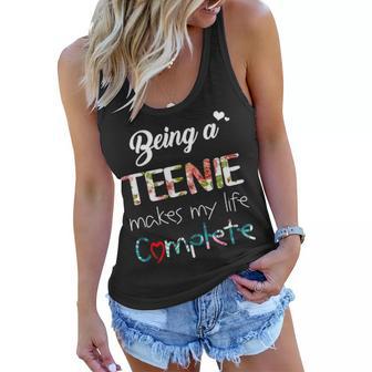 Teenie Grandma Gift Being Anie Makes My Life Complete Women Flowy Tank | Seseable UK