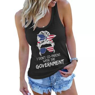 Women Freedom I Don’T Co-Parent With The Government Freedom Funny Gifts Women Flowy Tank | Mazezy