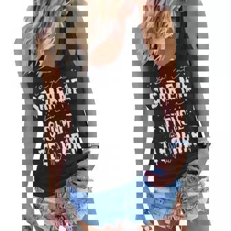 You Cant Scare Me Im A Science Teacher Happy Halloween Science Teacher Funny Gifts Women Flowy Tank | Mazezy