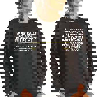 60 And Sexy Funny 60Th Birthday Not Your Usual 60 Year Old Women Oversized Sweatshirt | Mazezy