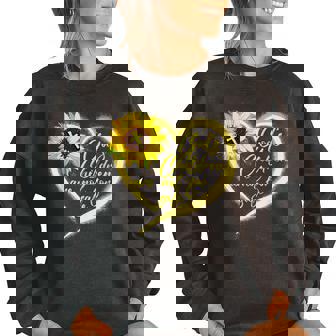 Sunflower Gods Children Are Not For Sale Fun Gods Children Sunflower Gifts Women Oversized Sweatshirt | Mazezy