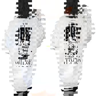 In My Spooky Witch Era Happy Halloween Trick Or Treat Happy Halloween Funny Gifts Women's Oversized Back Print Sweatshirt | Mazezy