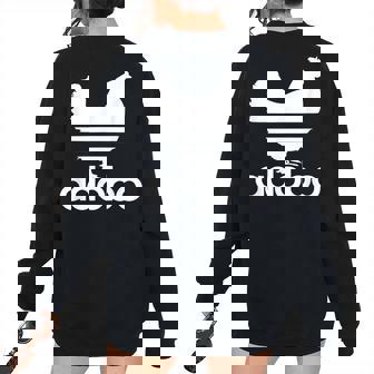 Filipino Adobo Philippines Chicken Farm Girl Men Women Farm Women's Oversized Sweatshirt Back Print | Mazezy