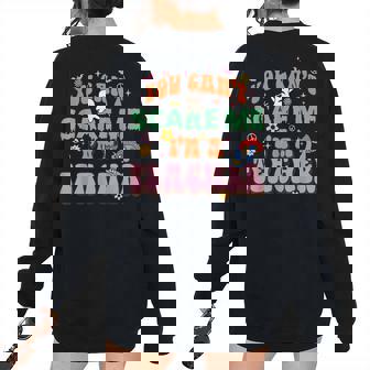 You Can Not Scare Me Im A Teacher Trick Or Teach Halloween Teach Halloween Women's Oversized Sweatshirt Back Print | Mazezy