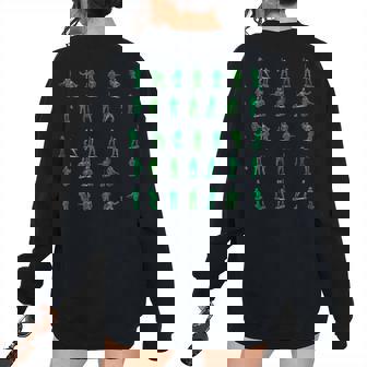 Toy Soldiers Cute Little Lovers Soldiers Women's Oversized Sweatshirt Back Print | Mazezy