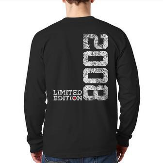 15 Years 15Th Birthday Limited Edition 2008 Back Print Long Sleeve T-shirt | Mazezy